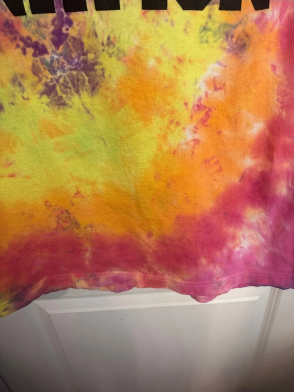 Girls' Tie-Dye Logo Tee - Multicolor